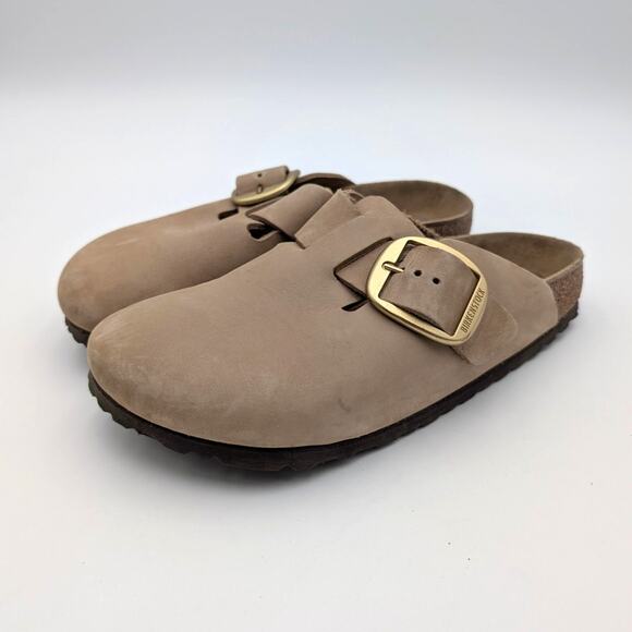 Birkenstock Shoes - Birkenstock Boston Big Buckle Clogs Unisex Tobacco Brown Size US W7/M5 EU38